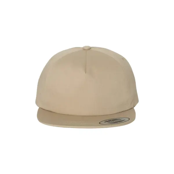 Lightly-Structured Five-Panel Snapback Cap 6502