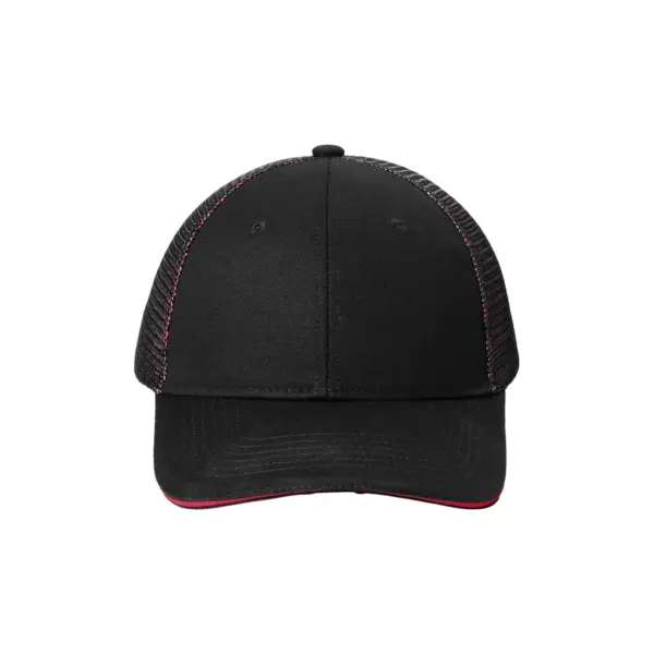 Port Authority Double Mesh Snapback Sandwich Bill Cap C818