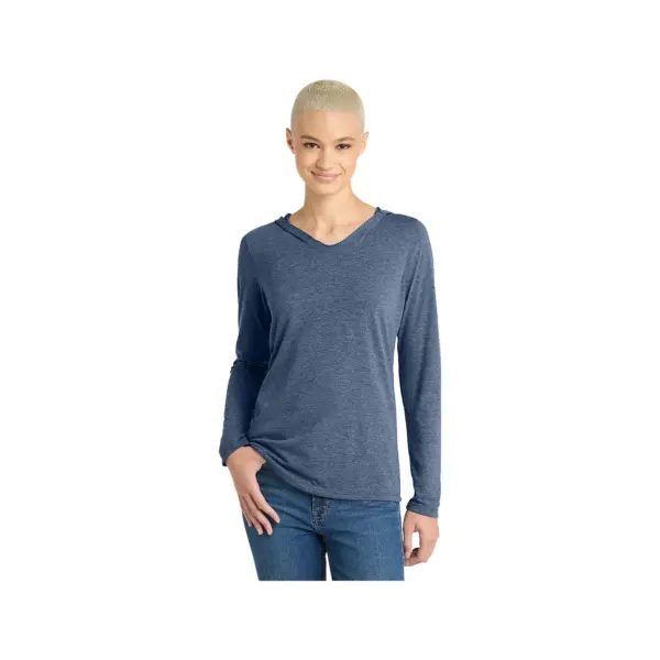 District Made Ladies Perfect Tri Long Sleeve Hoodie