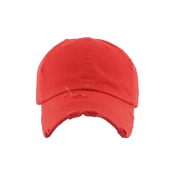 Ponytail washed cotton cap