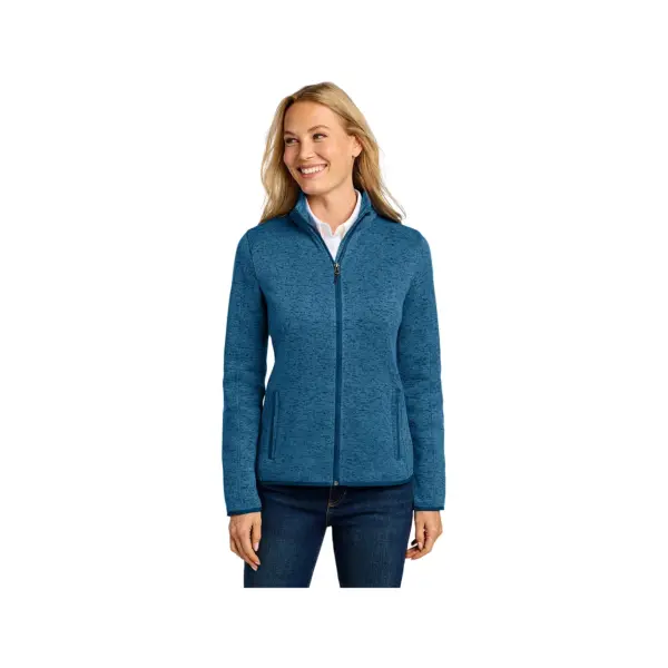 Port Authority Ladies Sweater Fleece Jacket