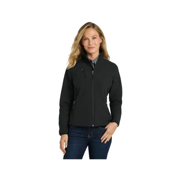 Port Authority Ladies Textured Soft Shell Jacket