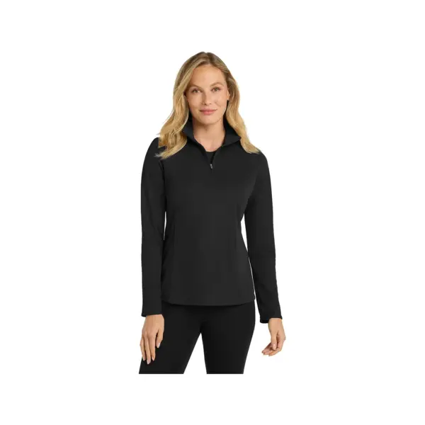 Port Authority Ladies Pinpoint Mesh 1/2-Zip