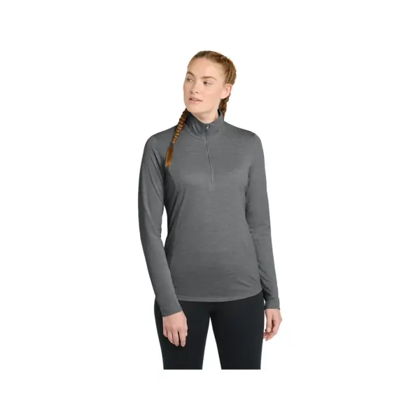 Sport-Tek Ladies PosiCharge Tri-Blend Wicking 1/4-Zip Pullover
