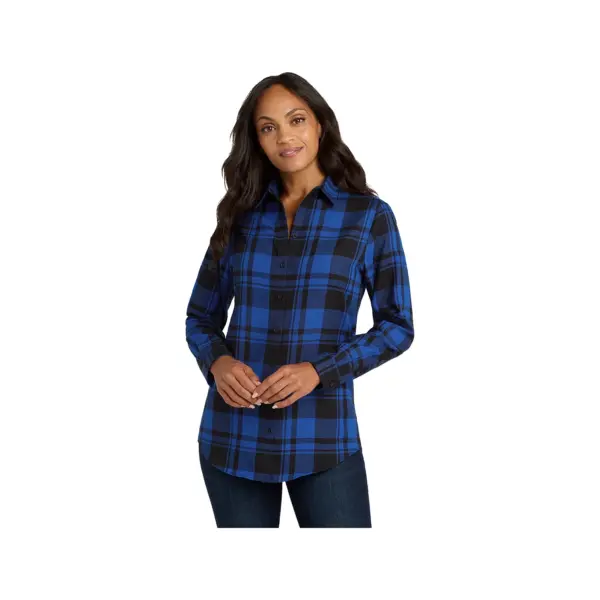 Port Authority Ladies Plaid Flannel Tunic