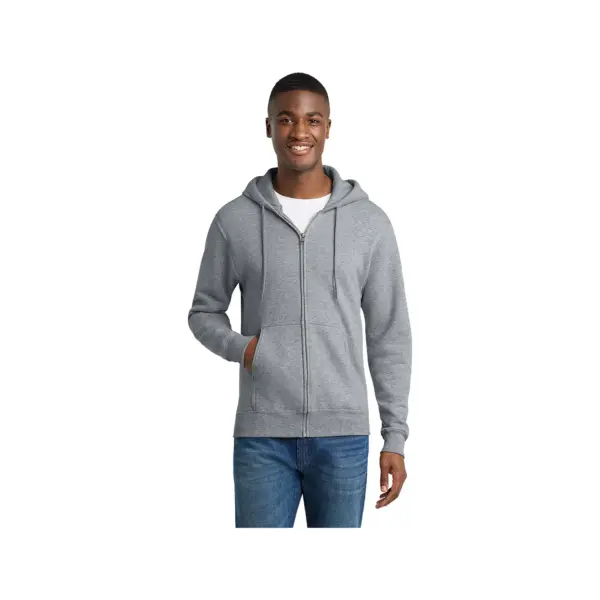Port & Company Classic Full-Zip Hooded Sweatshirt