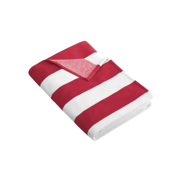 Port & Company Cabana Stripe Beach Towel