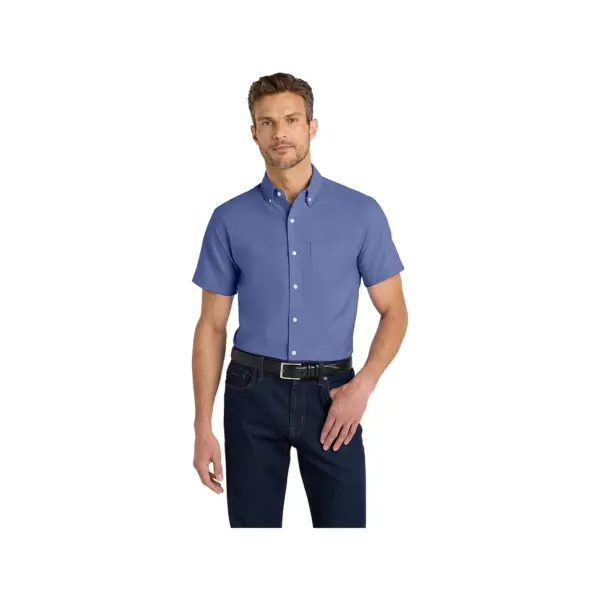 Port Authority Short Sleeve SuperPro Oxford Shirt