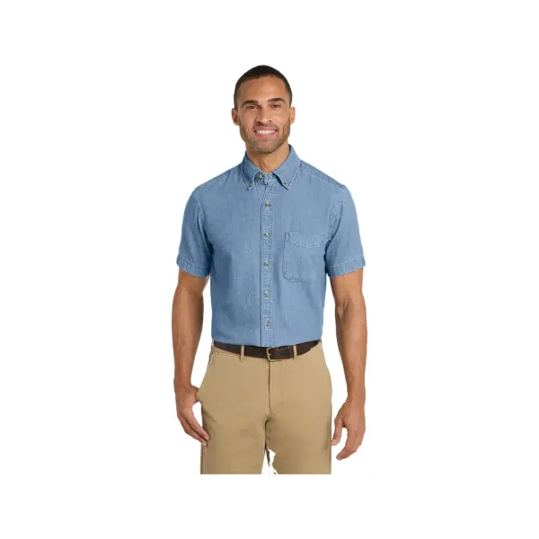 Port & Company Short Sleeve Value Denim Shirt