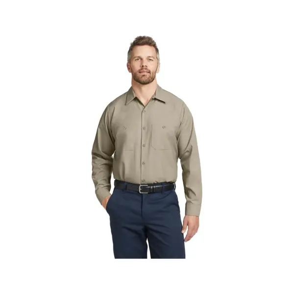 Red Kap Long Sleeve Industrial Work Shirt