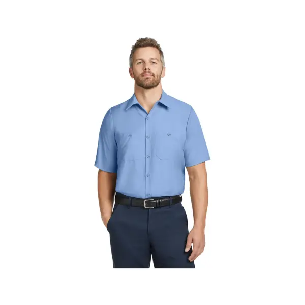 Red Kap Long Size, Short Sleeve Industrial Work Shirt
