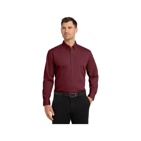 Port Authority Long Sleeve Carefree Poplin Shirt