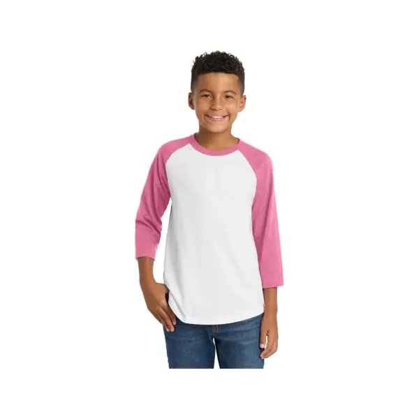 Sport-Tek Youth Colorblock Raglan Jersey